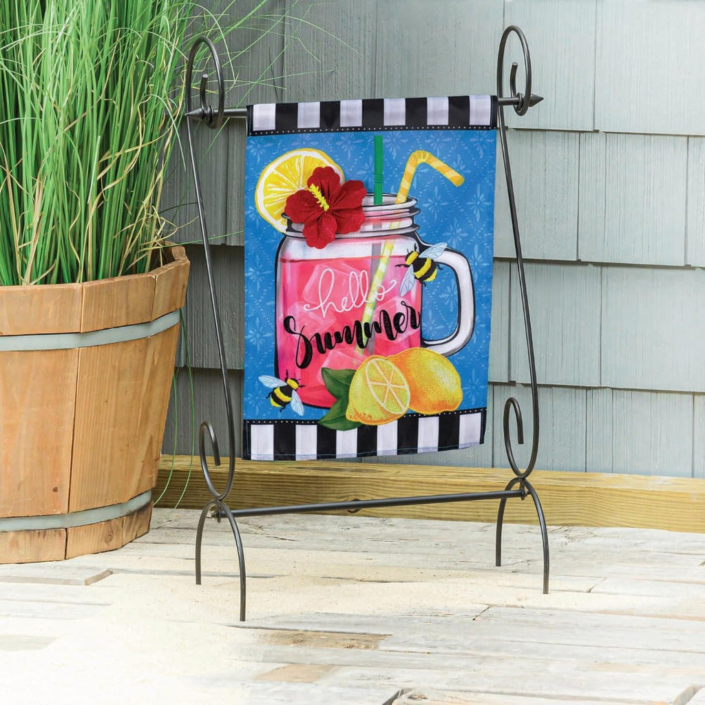 Pink Lemonade 2 Sided Garden Flag