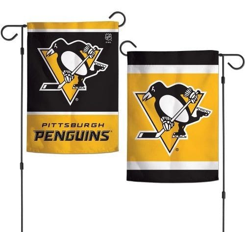 Pittsburgh Penguins Garden Flag 2 Sided Hockey Logo