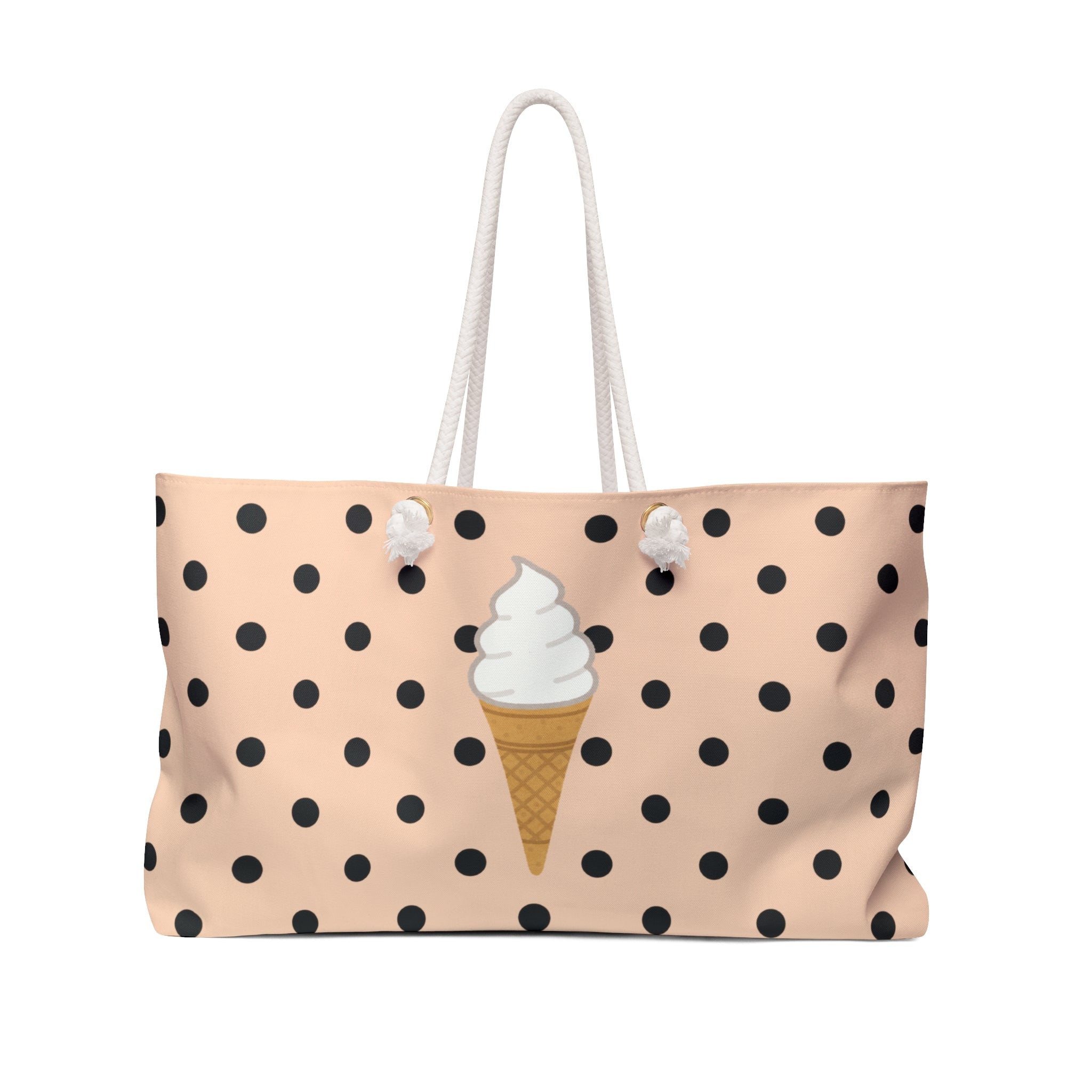 Polka Dot Beach Bag | Summer Travel Tote