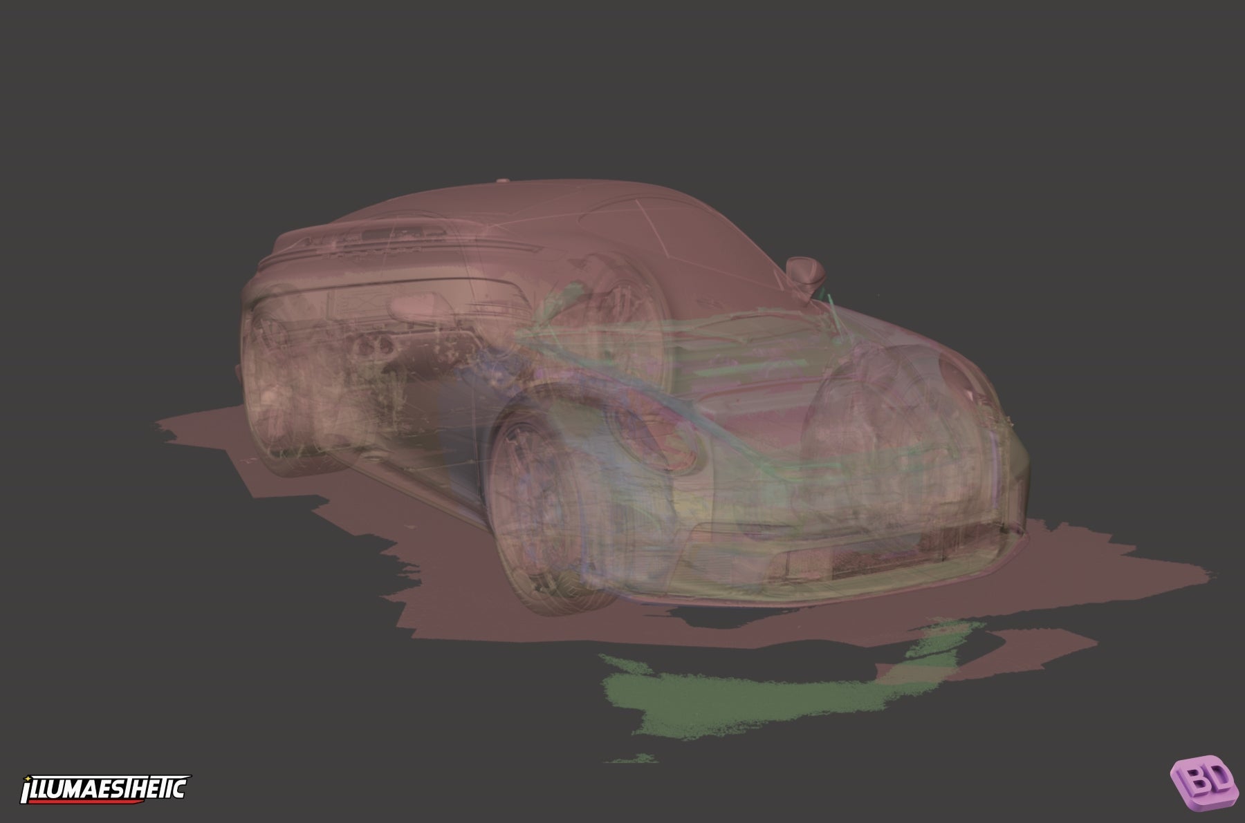 Porsche 911 GT3 (992.1) 3D Scan (2021-2025)
