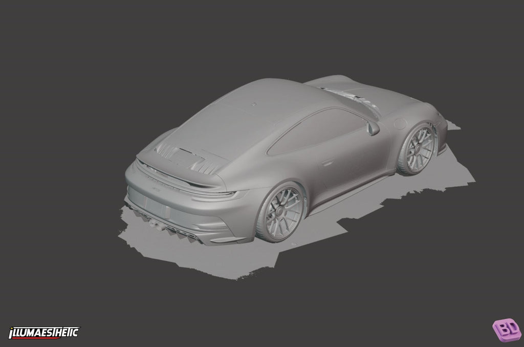 Porsche 911 GT3 (992.1) 3D Scan (2021-2025)