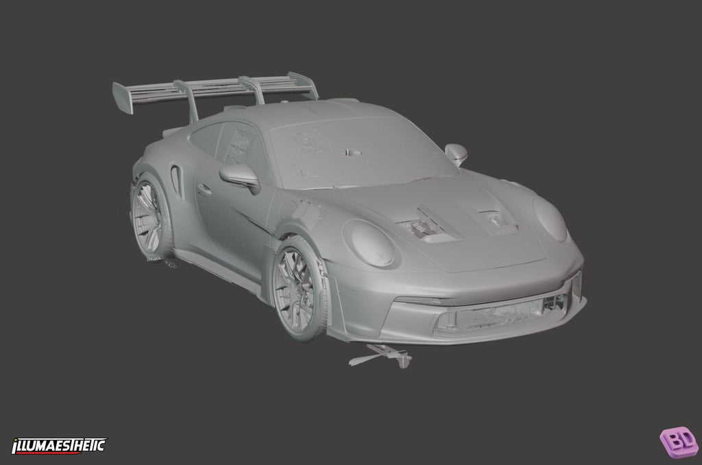 Porsche 911 GT3 RS (992) 3D Scan (2022+)
