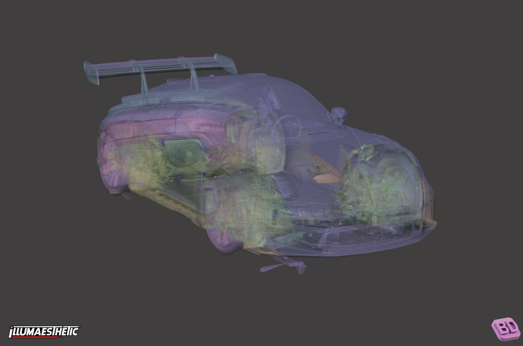 Porsche 911 GT3 RS (992) 3D Scan (2022+)