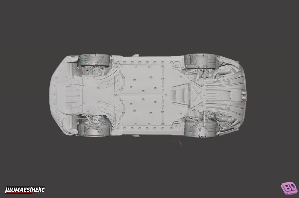 Porsche 911 GT3 RS (992) 3D Scan (2022+)