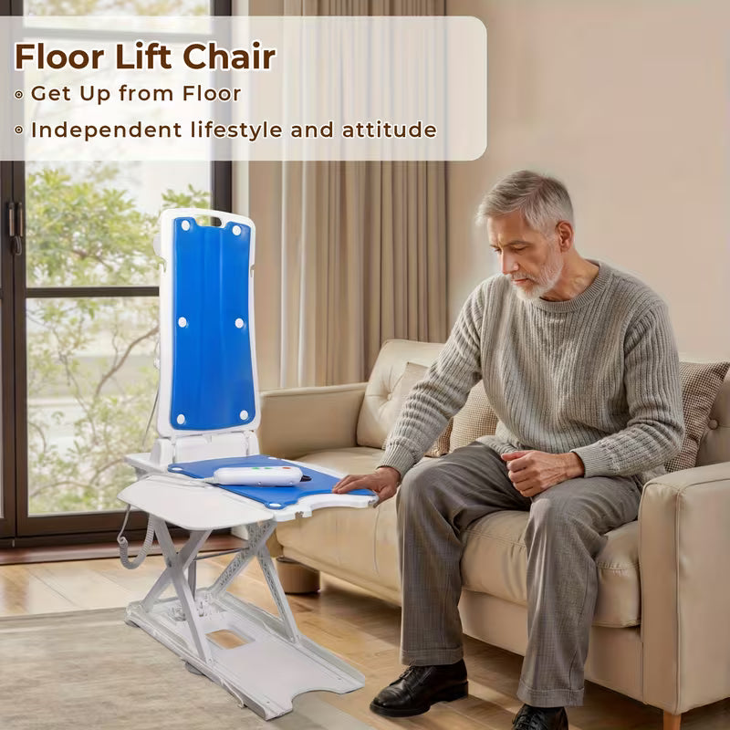 Electric Chair Lift, Stand Up Independently from Floor, Support Up to 300 LBS, Chair Lift for Elderly