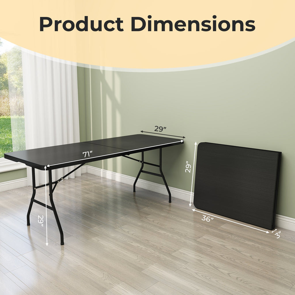 Portable Folding Camping Table with Carrying Handle