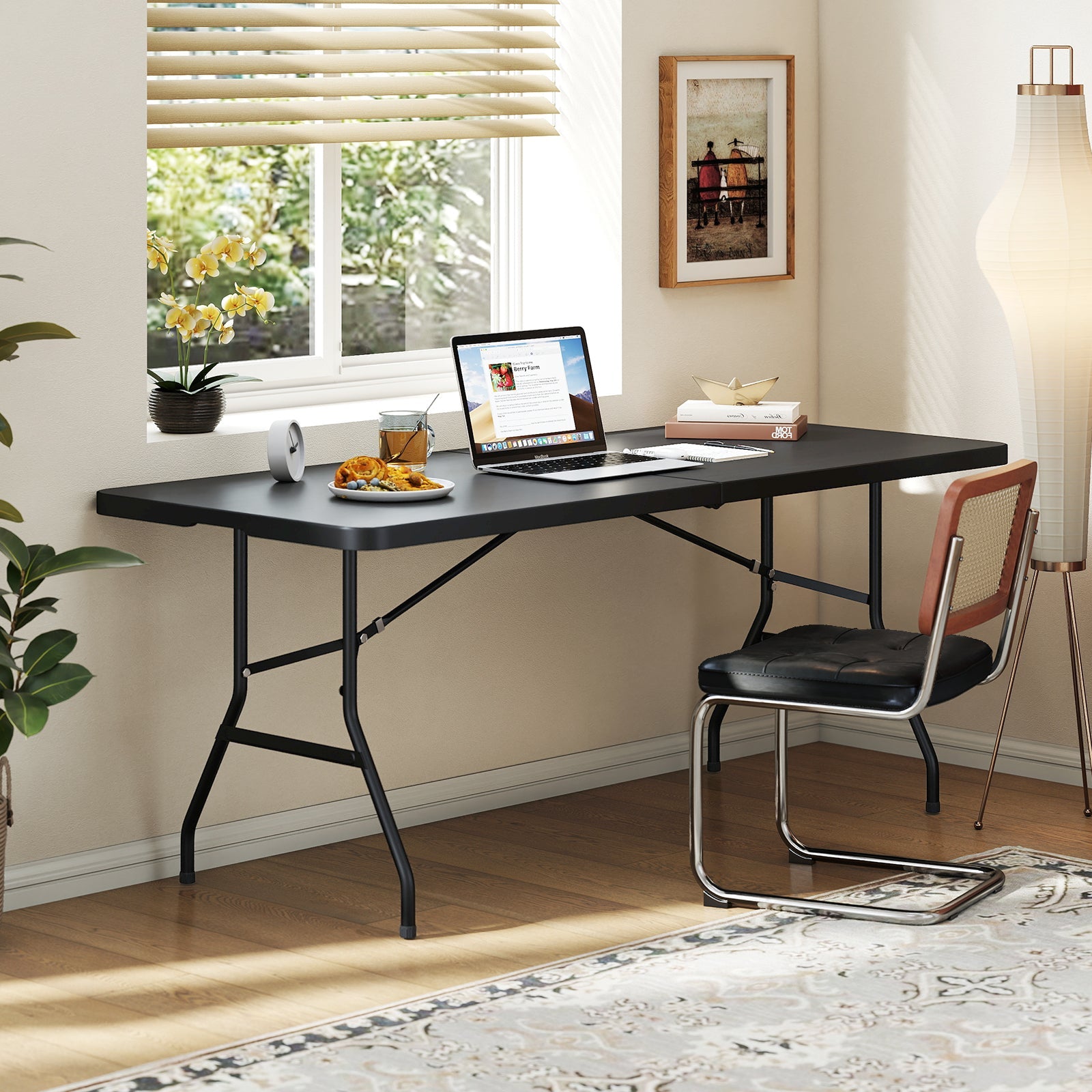 Portable Folding Camping Table with Carrying Handle
