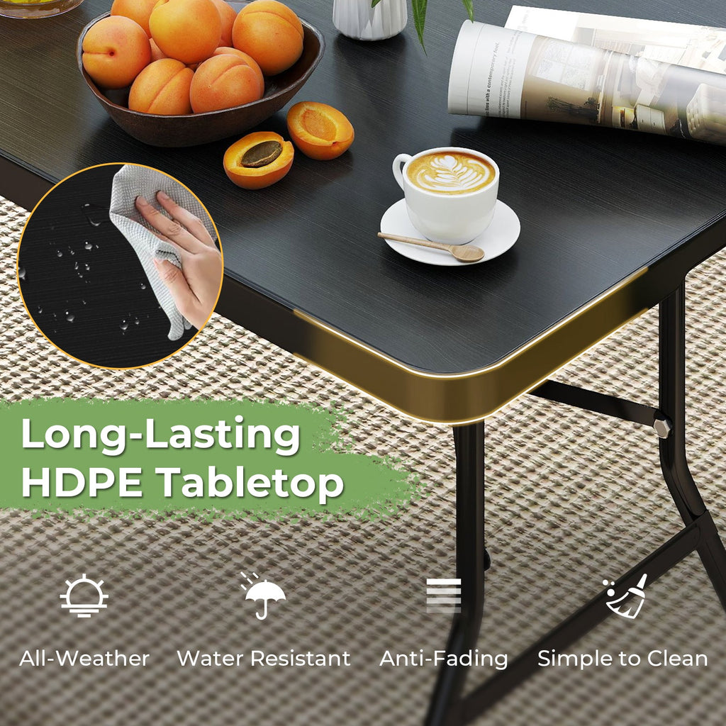 Portable Folding Camping Table with Carrying Handle
