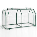 Portable Mini Greenhouse with PE Cover and Roll-Up Door