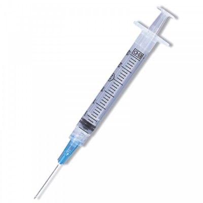 Standard Hypodermic Syringe with Needle PrecisionGlide™ 3 mL 1-1/2 Inch 18 Gauge NonSafety Thin Wall - 309580