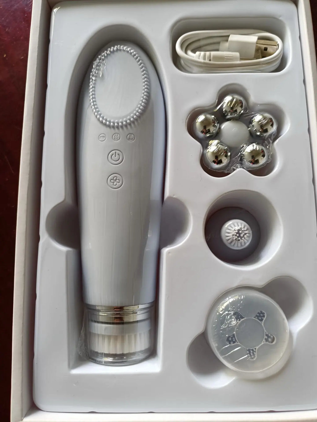 Premium Stainless Steel Face & Neck Roller Massager