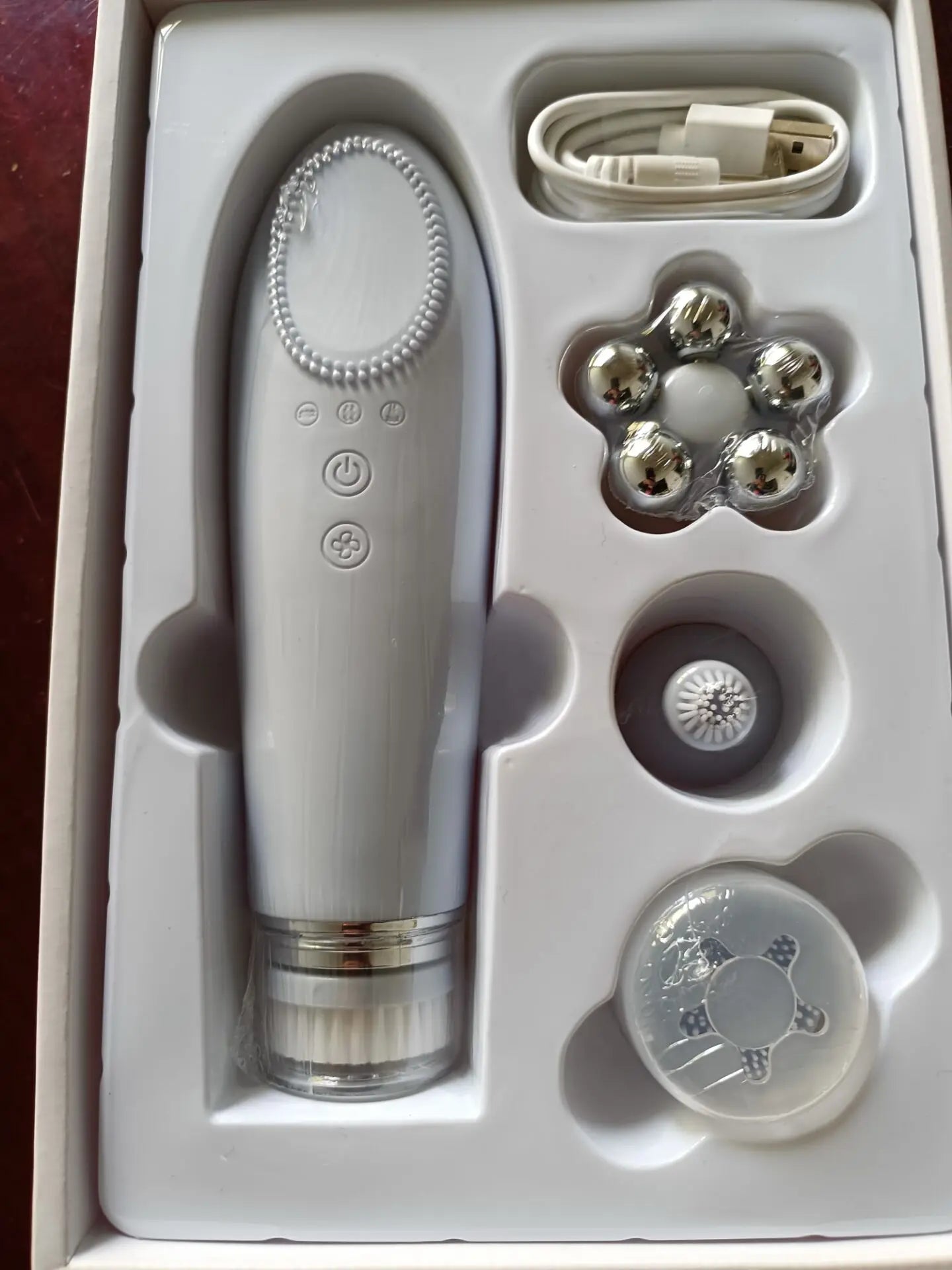 Premium Stainless Steel Face & Neck Roller Massager