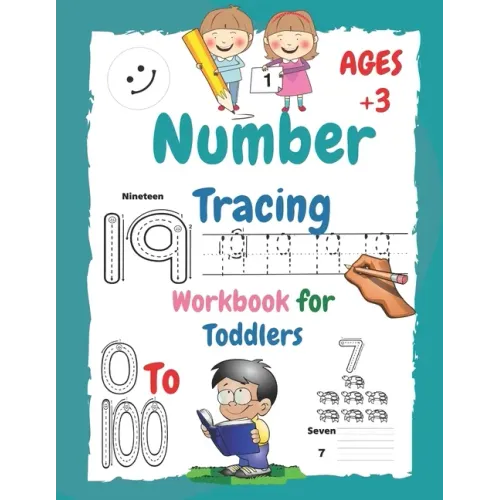 Number Tracing Workbook for Toddlers: Handwriting Alphabet, Number And Shapes Workbook For Kids, Learn numbers 0 to 100, Book for Kids and Preschooler - Paperback