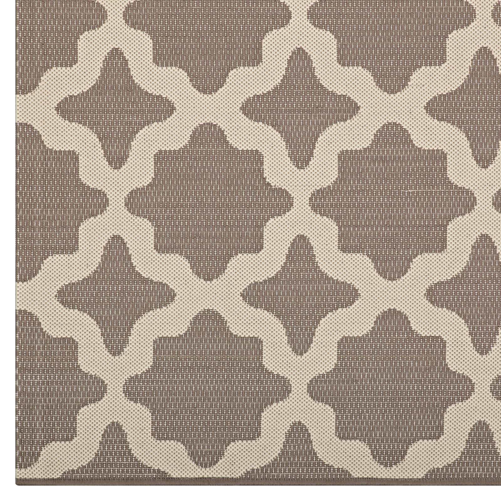 Cerelia Moroccan Trellis Indoor and Outdoor 5x8 Area Rug by Modway