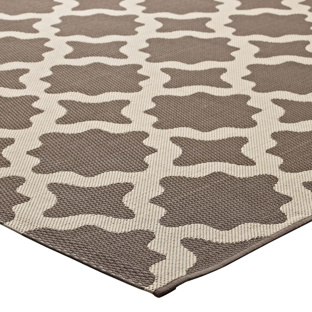 Cerelia Moroccan Trellis Indoor and Outdoor 5x8 Area Rug by Modway