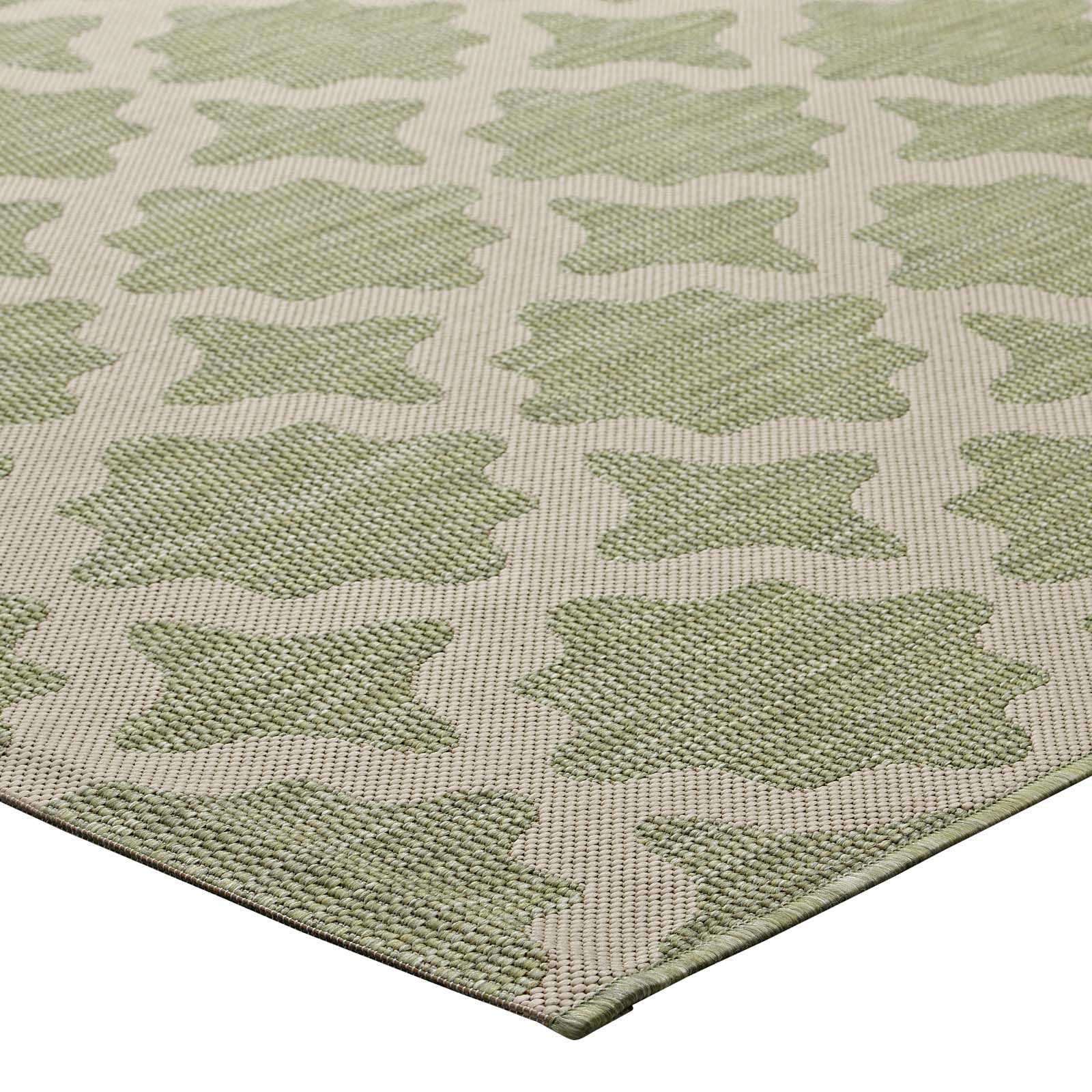 Cerelia Moroccan Trellis Indoor and Outdoor 4x6 Area Rug by Modway