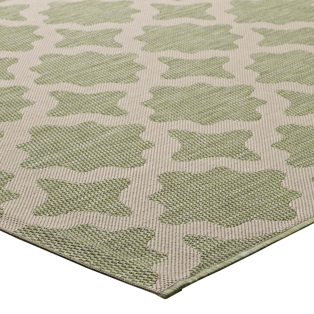 Cerelia Moroccan Trellis Indoor and Outdoor 9x12 Area Rug by Modway