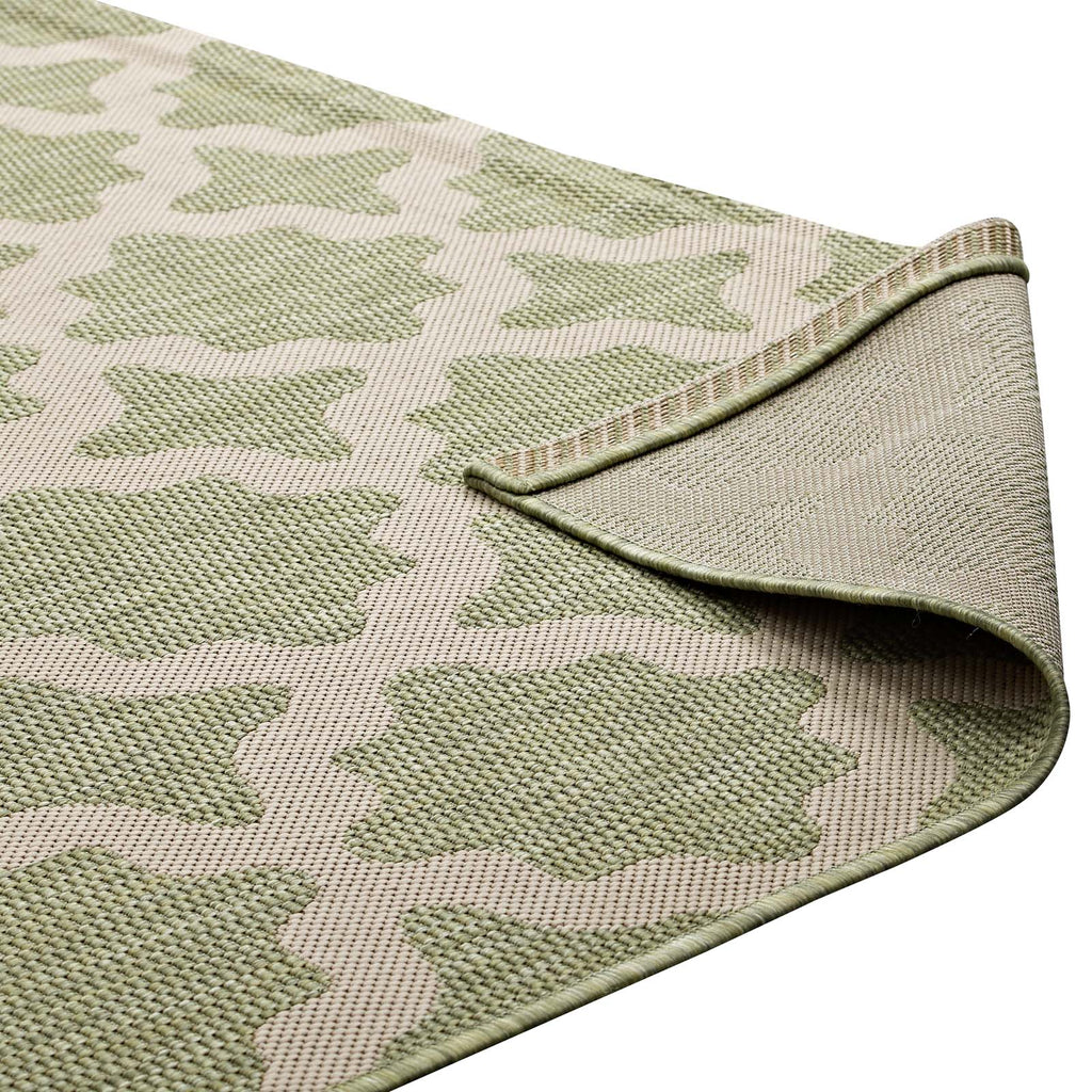 Cerelia Moroccan Trellis Indoor and Outdoor 9x12 Area Rug by Modway