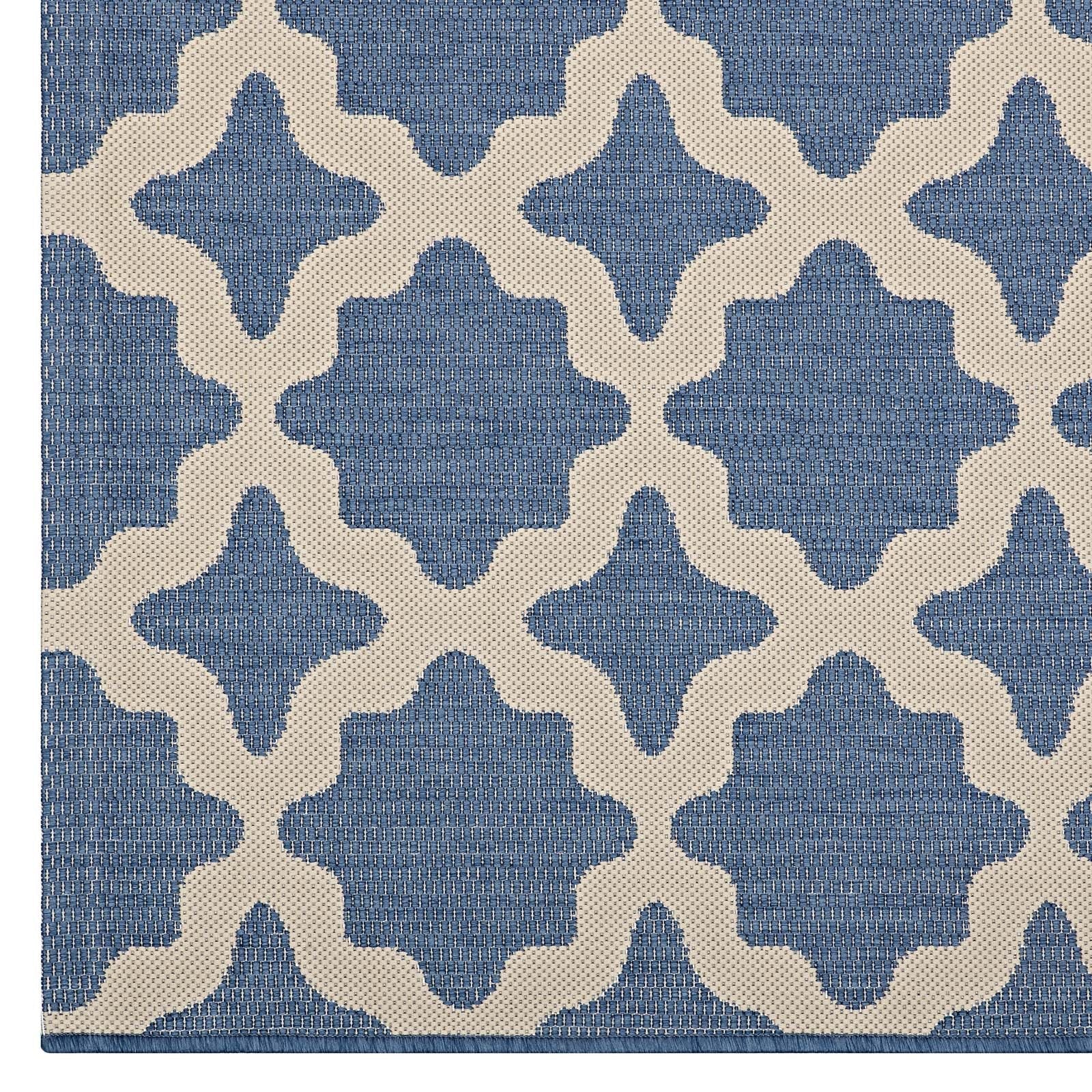 Cerelia Moroccan Trellis Indoor and Outdoor 5x8 Area Rug by Modway