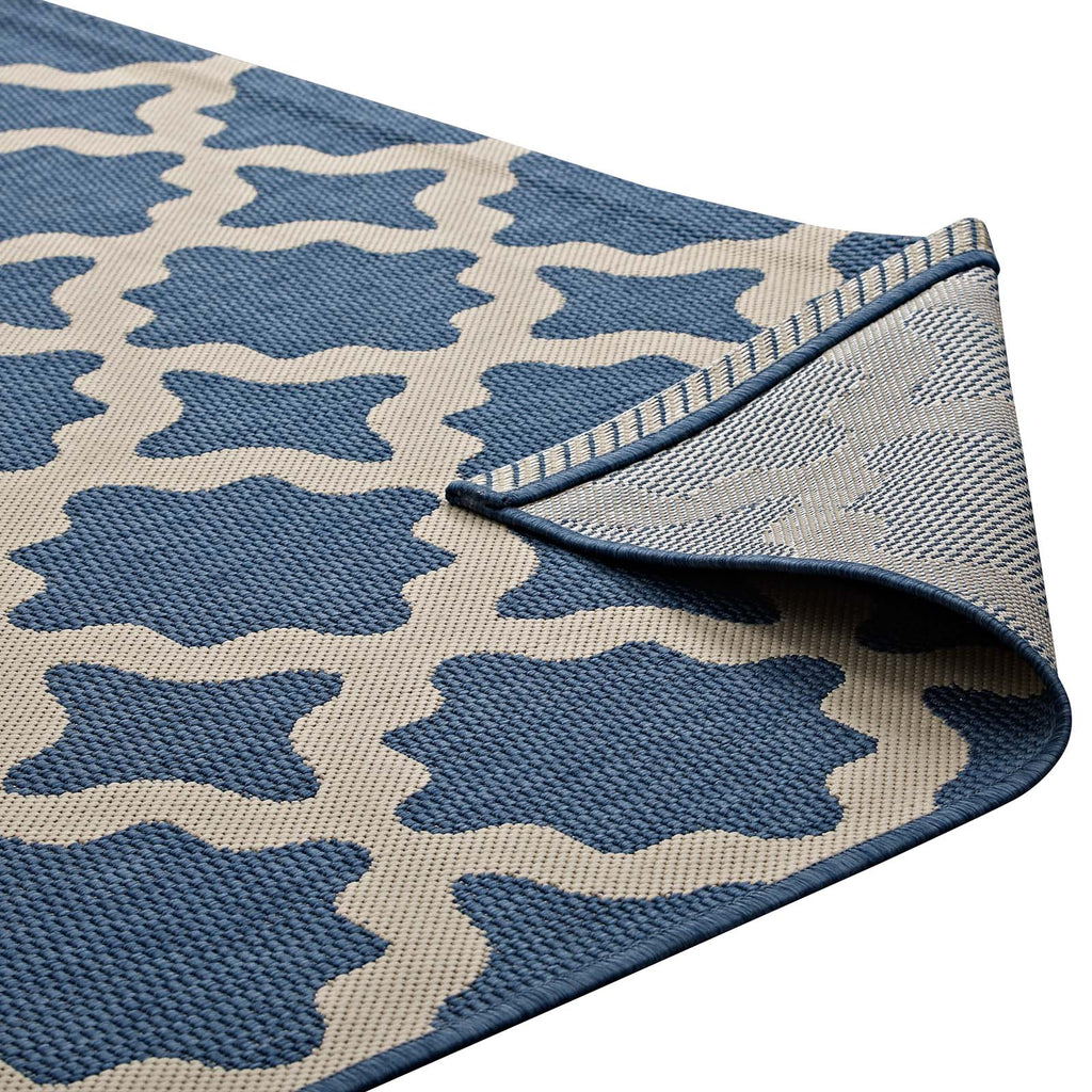 Cerelia Moroccan Trellis Indoor and Outdoor 5x8 Area Rug by Modway