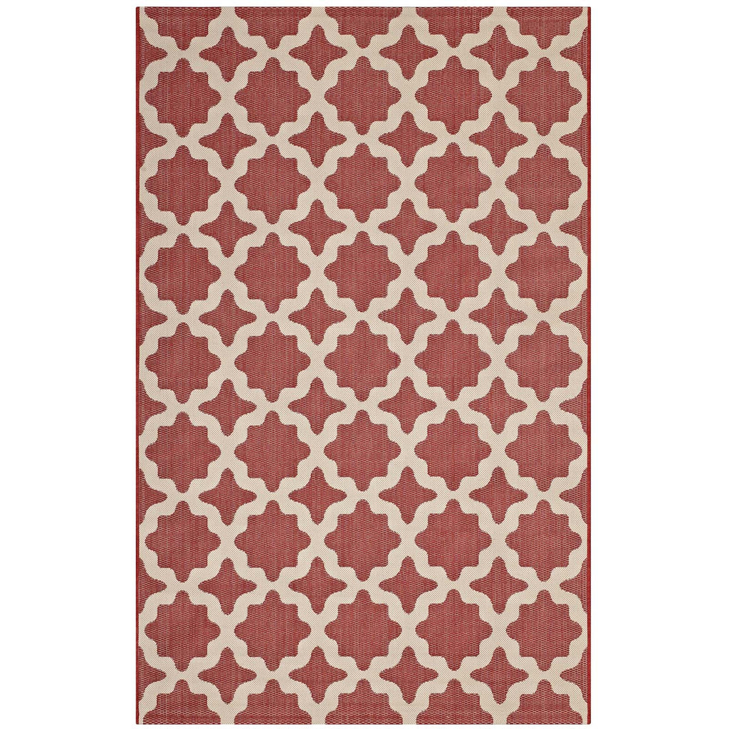 Cerelia Moroccan Trellis Indoor and Outdoor 9x12 Area Rug by Modway