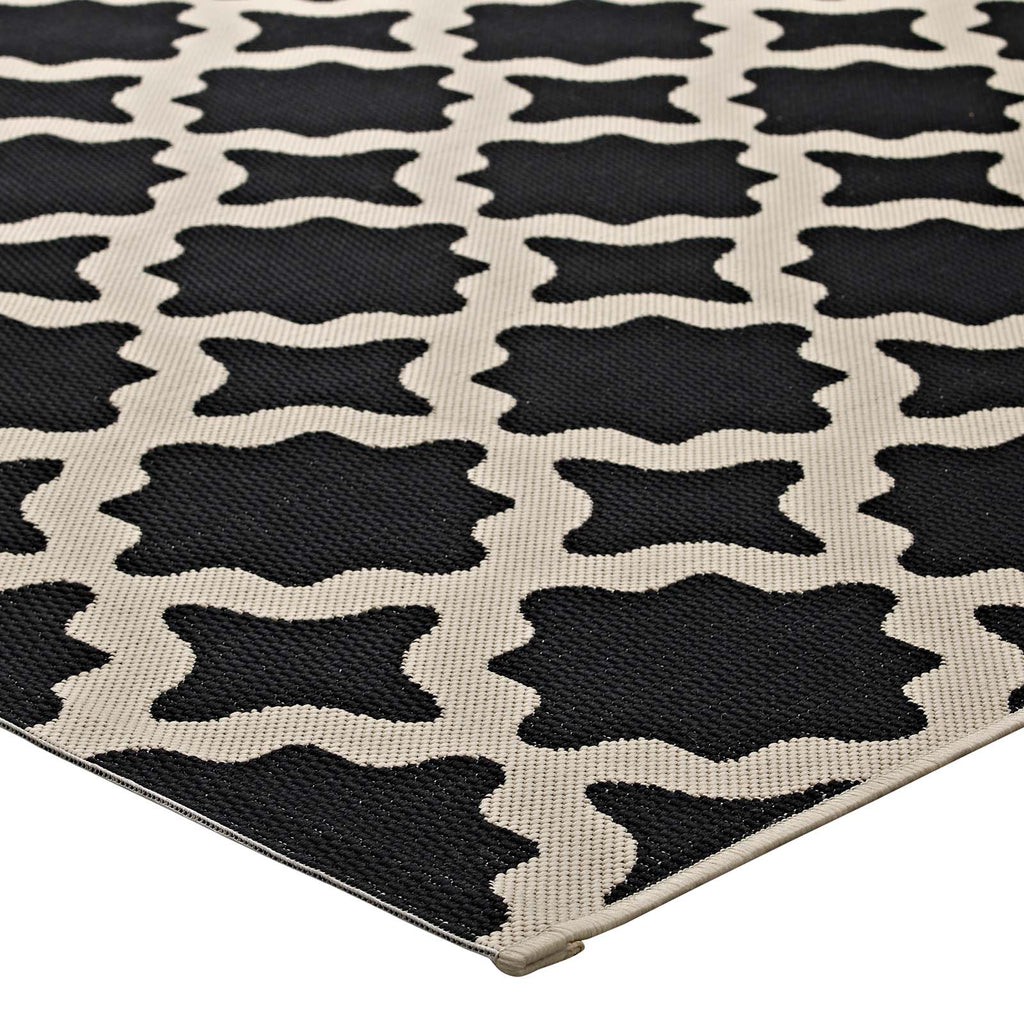 Cerelia Moroccan Trellis Indoor and Outdoor 4x6 Area Rug by Modway