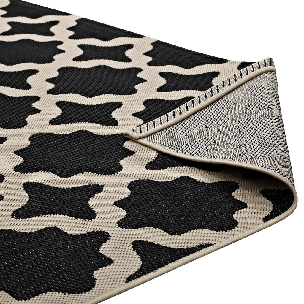 Cerelia Moroccan Trellis Indoor and Outdoor 4x6 Area Rug by Modway