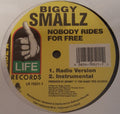 Biggy Smallz – Nobody Rides For Free Vinyl LP Record *Sealed 1994 Release*