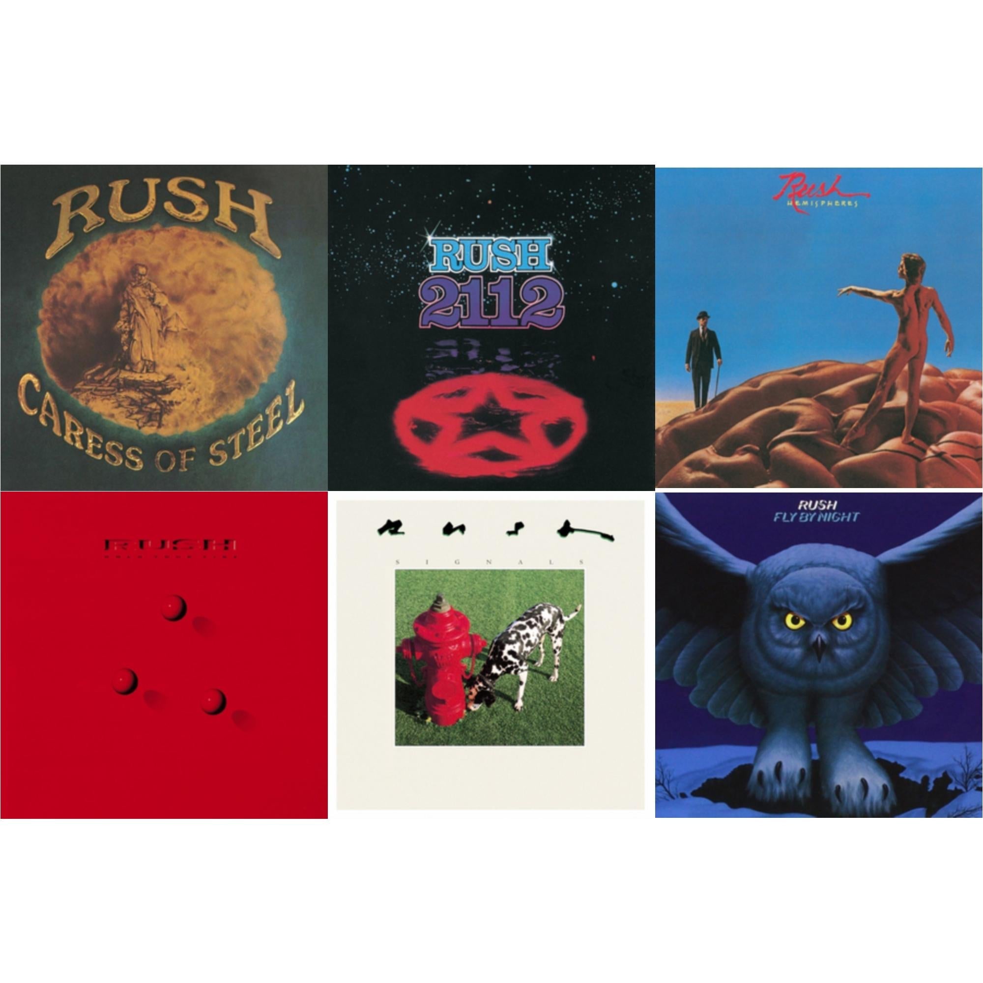 Fly By Night (180G) & Caress Of Steel (180G/Dl Card) & 2112 (180G) & Hemispheres (180G) & Signals (180G) & Hold Your Fire (180G)