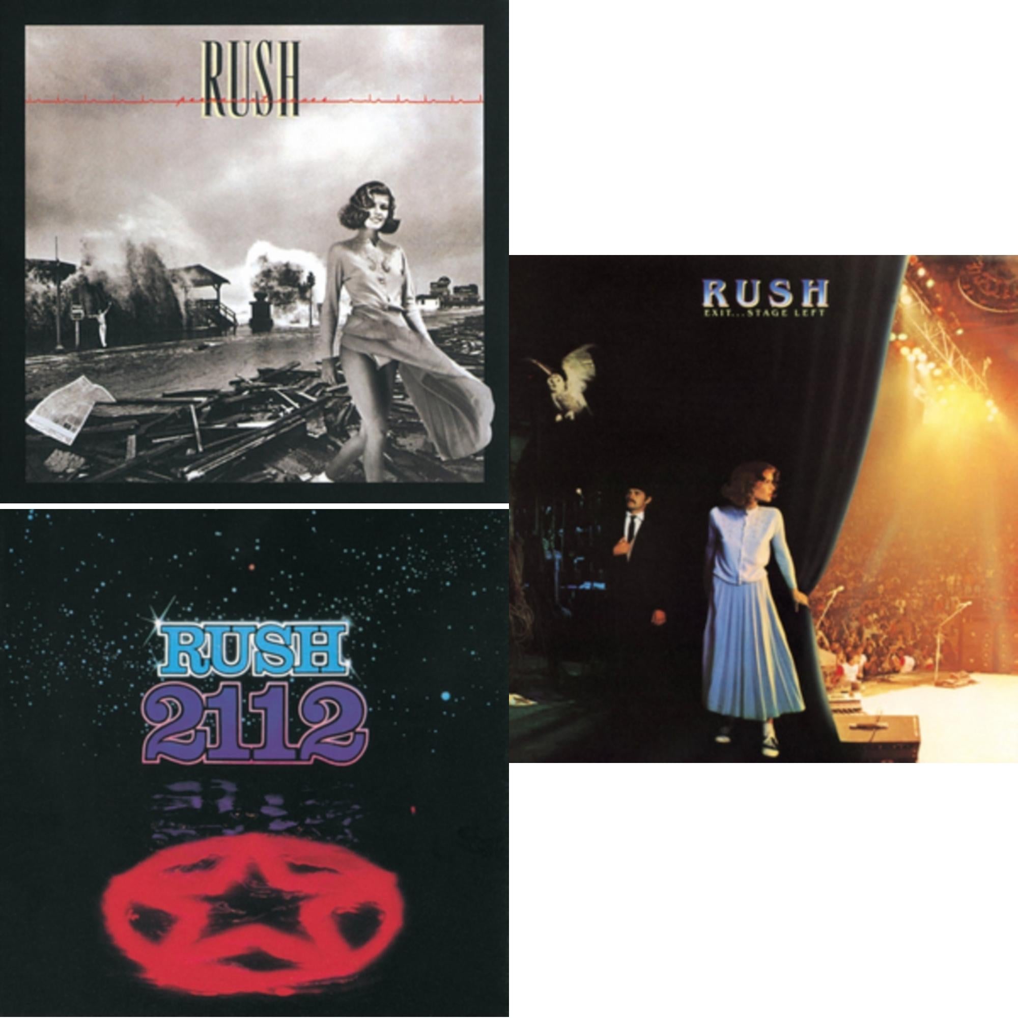2112 (180G) & Permanent Waves (180G) & Exit Stage Left (180G)