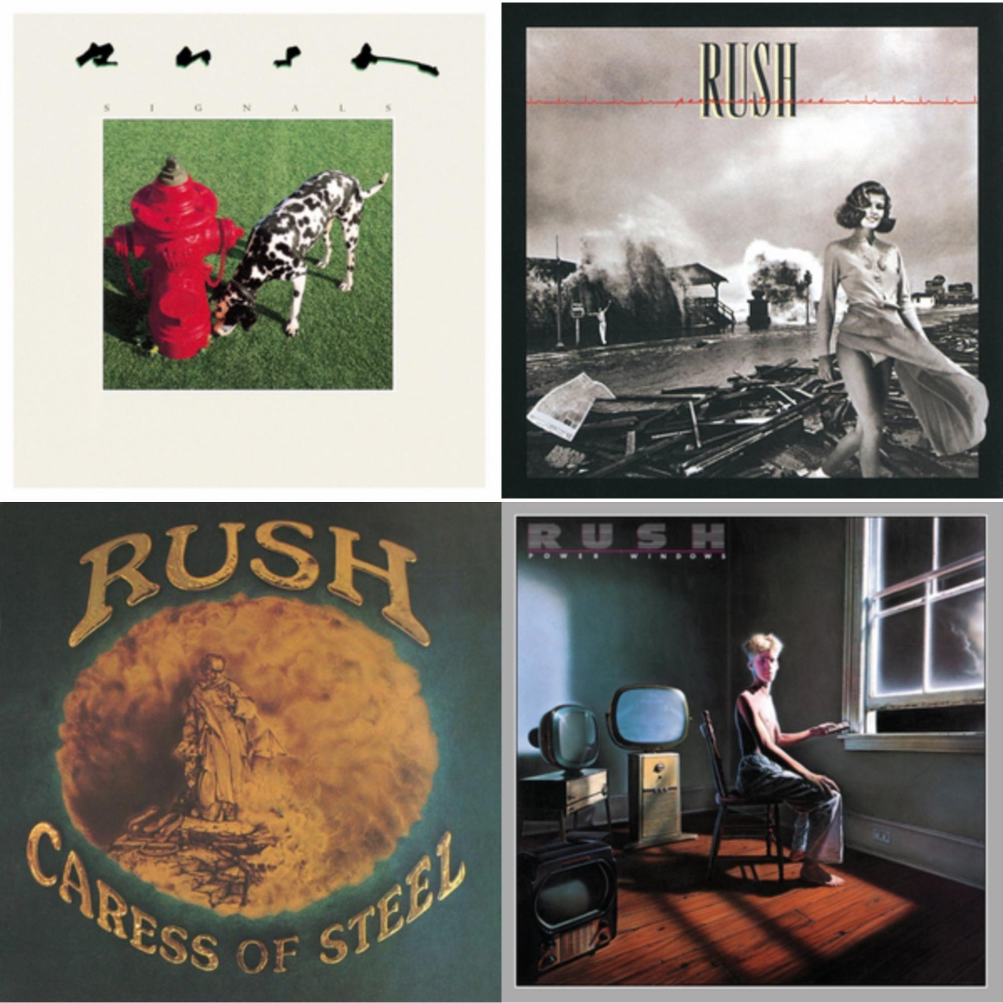 Caress Of Steel (180G/Dl Card) & Permanent Waves (180G) & Signals (180G) & Power Windows (180G)