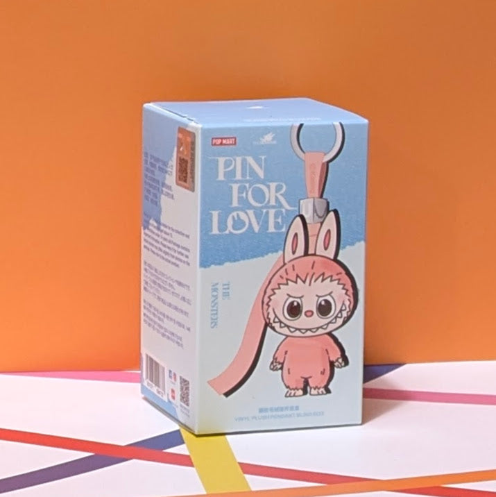 [CHOOSE YOUR LETTERS OPTION!] [IN STOCK] POPMART Labubu Pin for Love