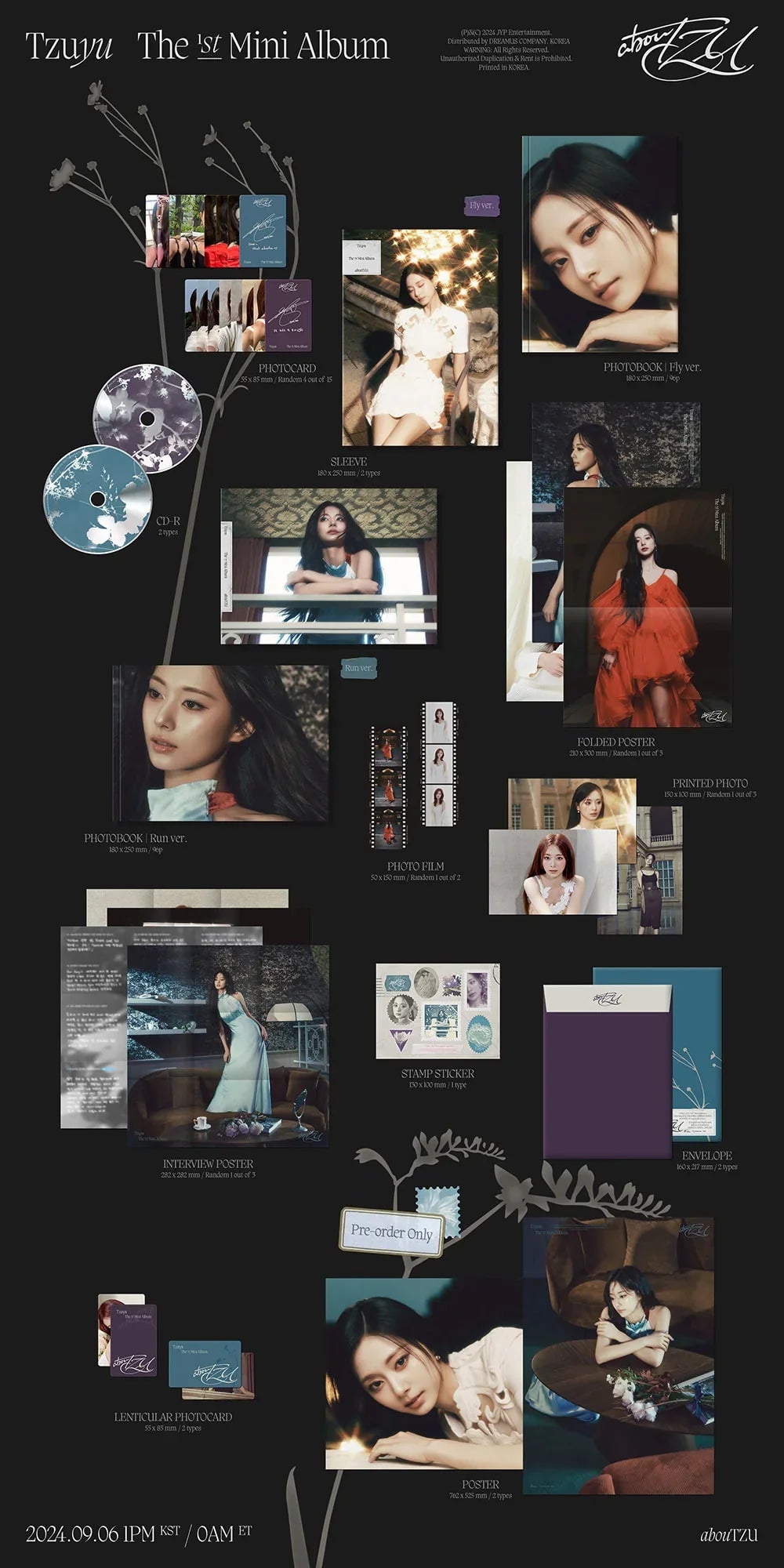 Twice Tzuyu 1st Mini Album - Aboutzu Photobook