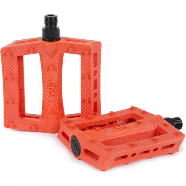 Rant BMX Shred Pedals - Orange