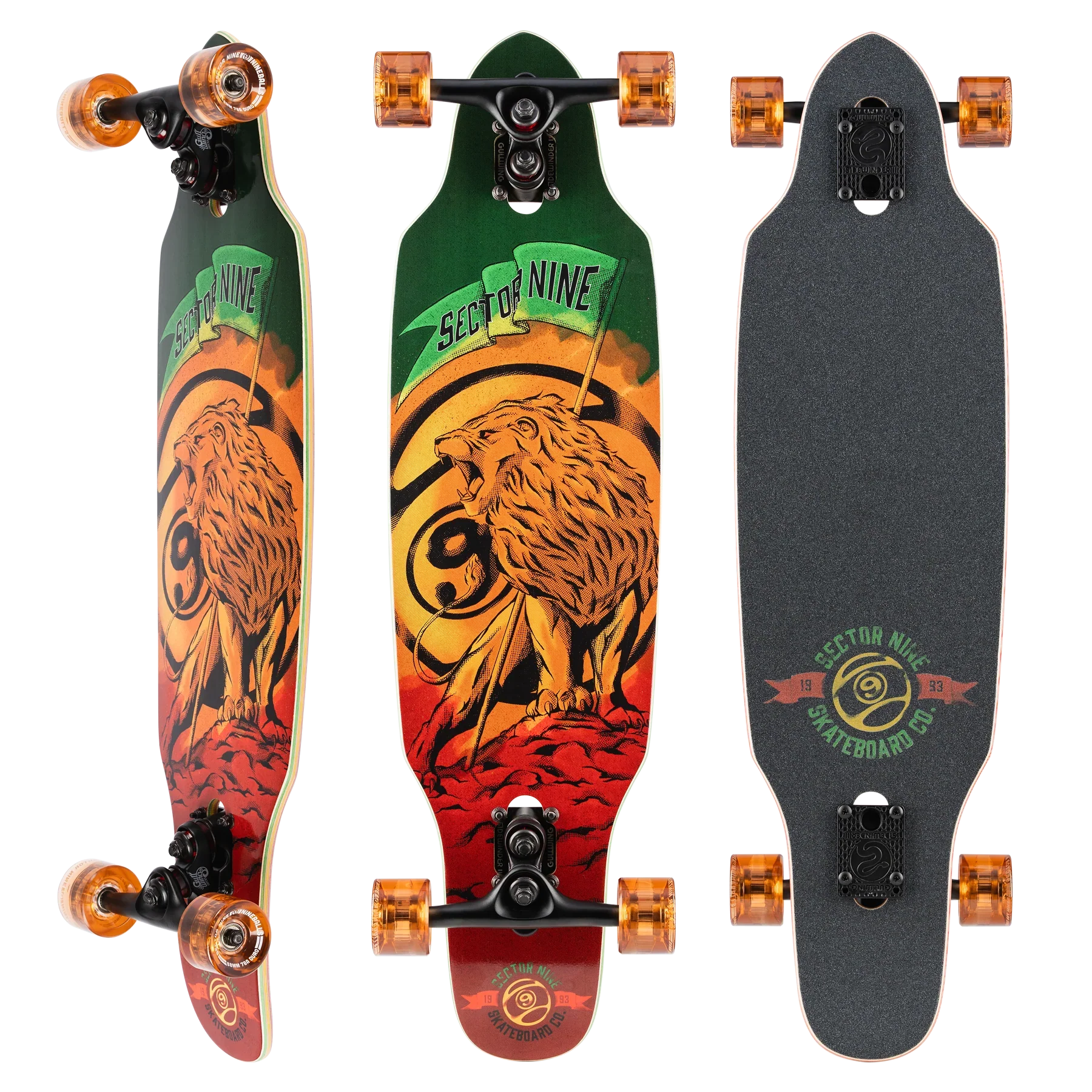 Sector 9 Rasta Mini Striker Complete Longboard