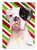 White Boxer Cooper Garden Flag Mailbox Decorative Yard Banner Outside Patio Artwork for Flower Beds, Garden Size, Multicolor
