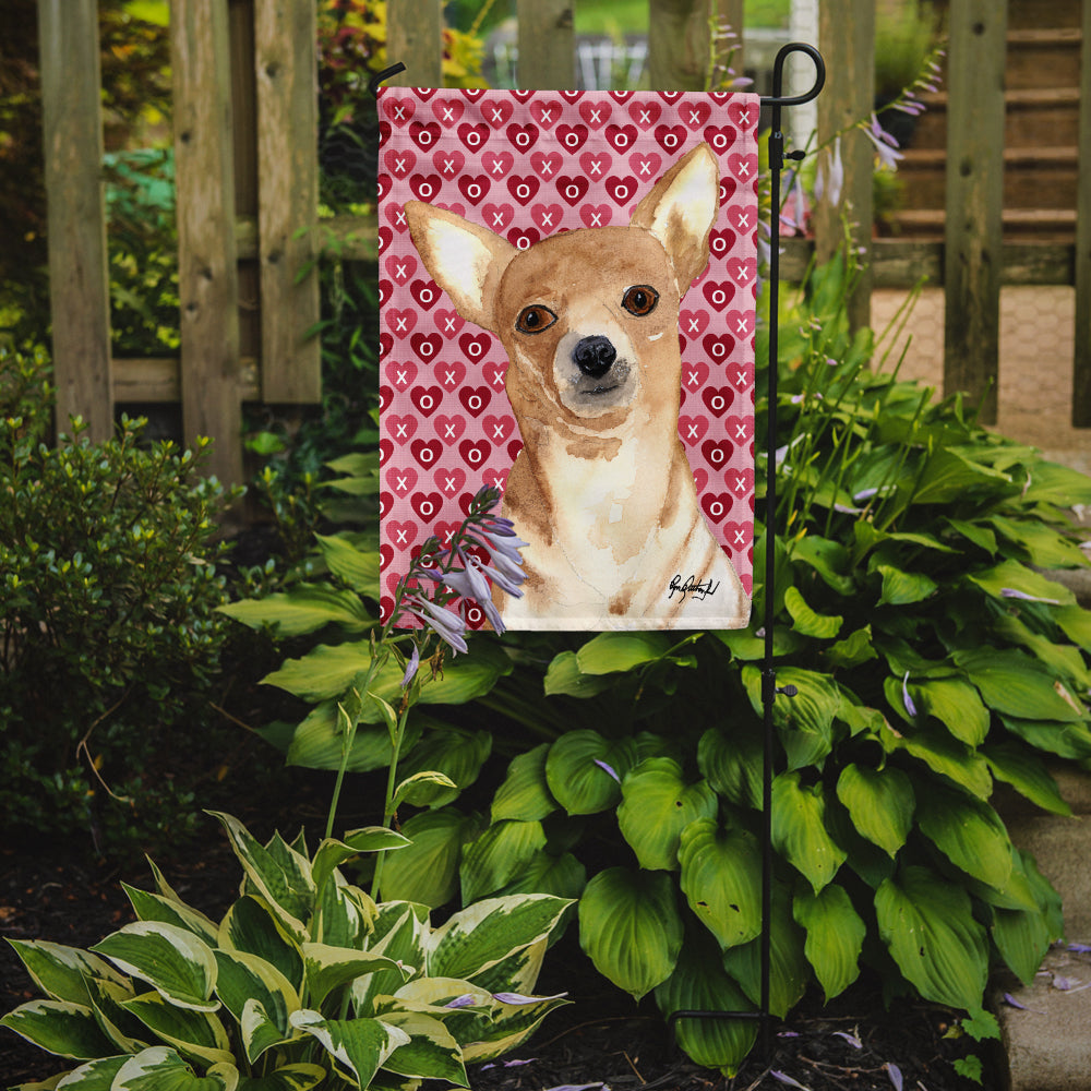 Chihuahua Hearts and Love Garden Flag Mailbox Decorative Yard Banner Outside Patio Artwork for Flower Beds, Garden Size, Multicolor