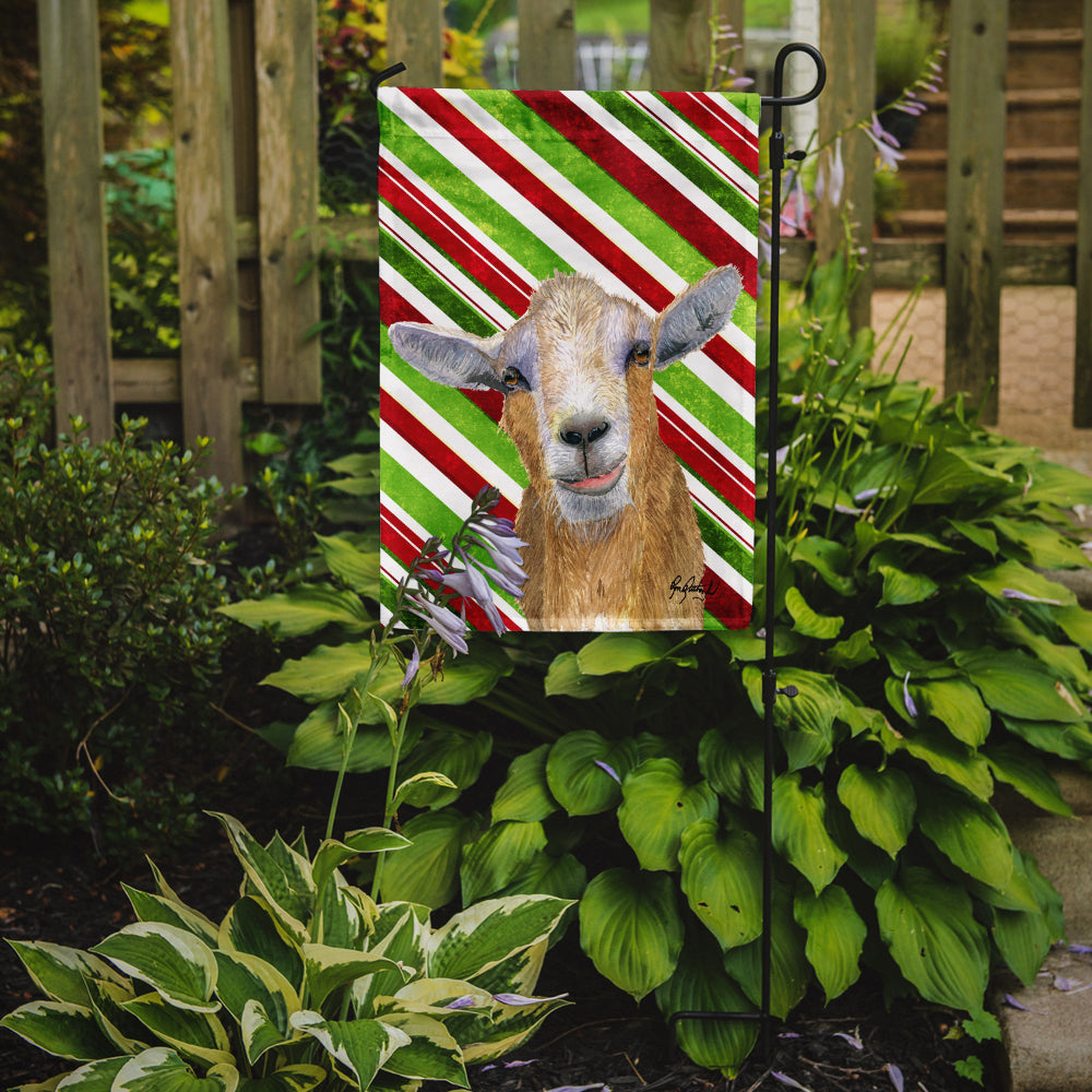 Goat Red Snowflakes Holiday Christmas  Garden Flag Mailbox Decorative Yard Banner Outside Patio Artwork for Flower Beds, Garden Size, Multicolor