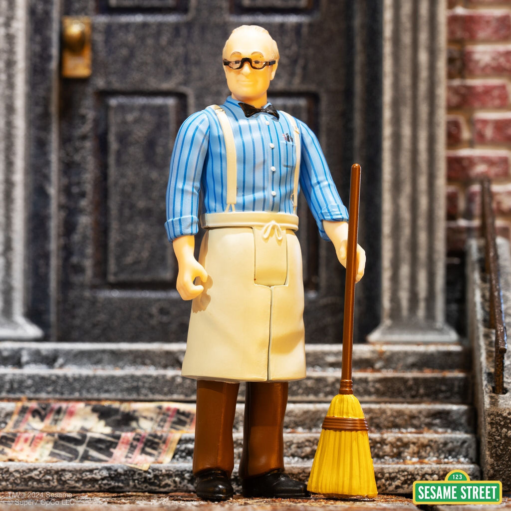 Super7 x SESAME STREET - SUPER GROVER, SHERLOCK HEMLOCK, MR. HOOPER, BIG BIRD ReAction Figures