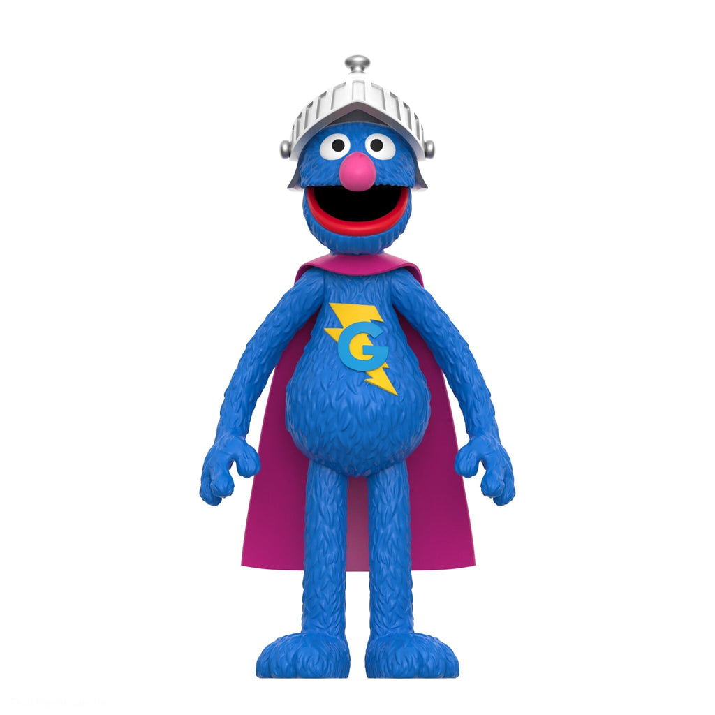 Super7 x SESAME STREET - SUPER GROVER, SHERLOCK HEMLOCK, MR. HOOPER, BIG BIRD ReAction Figures