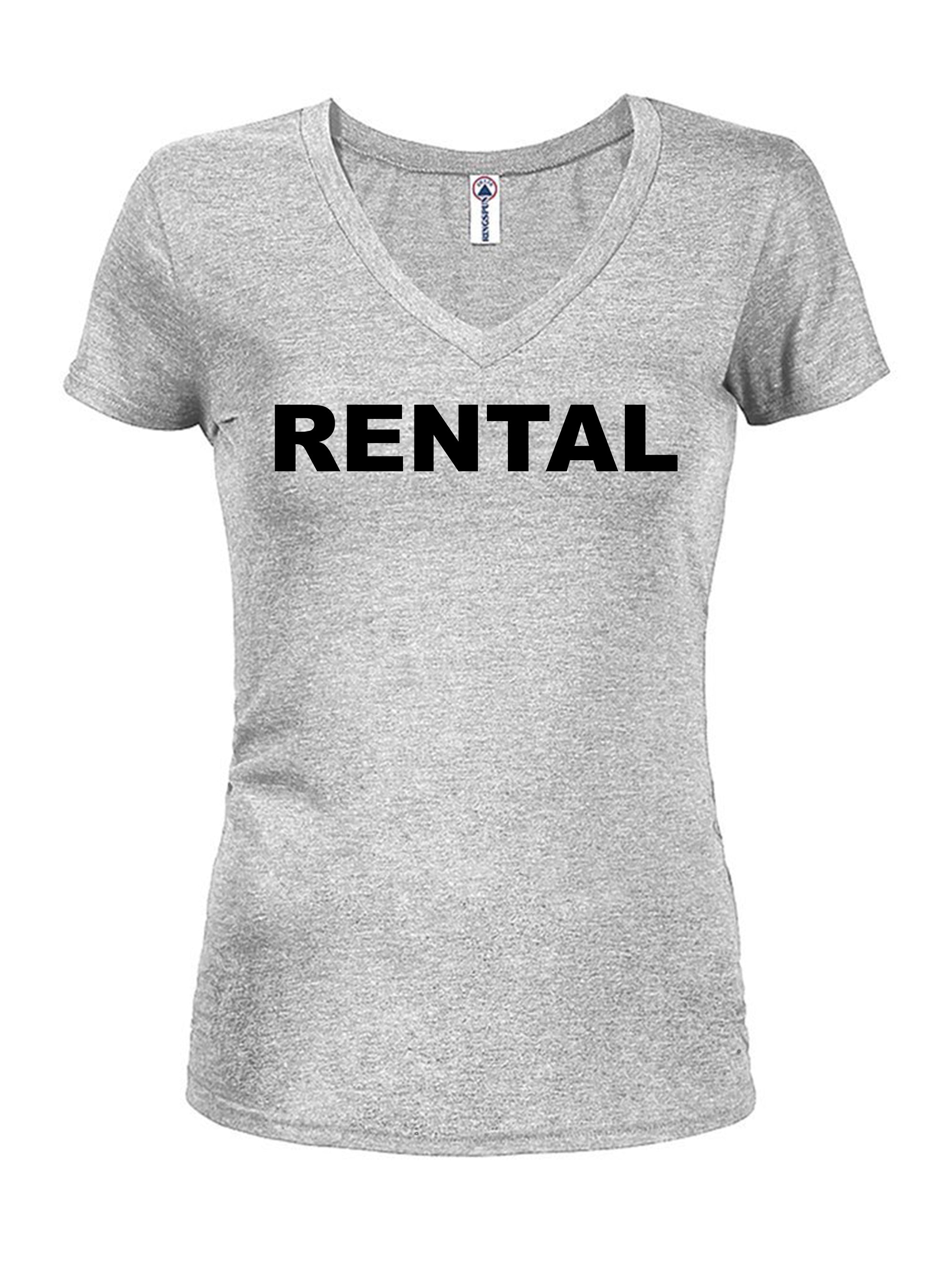 Rental Juniors V Neck T-Shirt