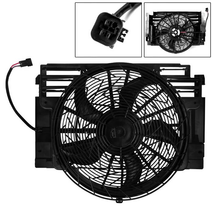 SPYDER xTune 00-06 BMW X5 E53 Radiator Fan (RF-BM-621-213) 9941658