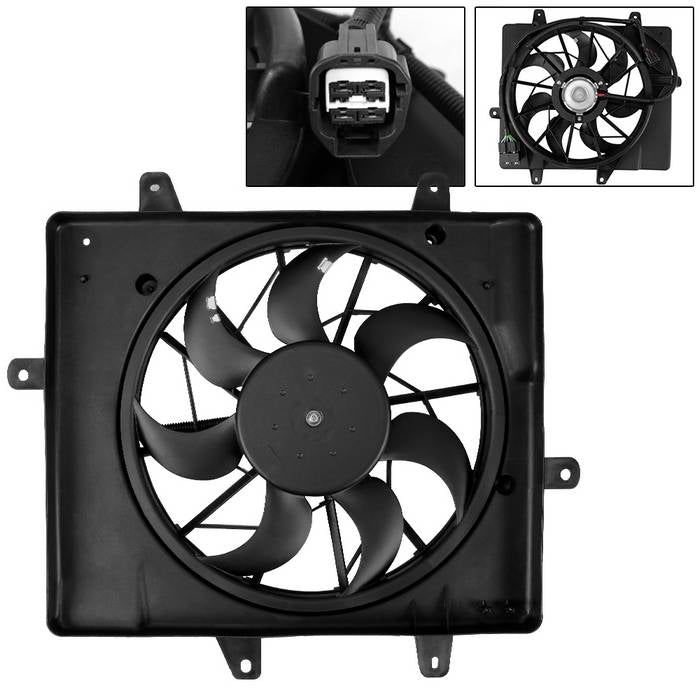 SPYDER xTune 06-10 Chrysler PT Cruiser Radiator Fan (RF-CH-620-052) 9941672