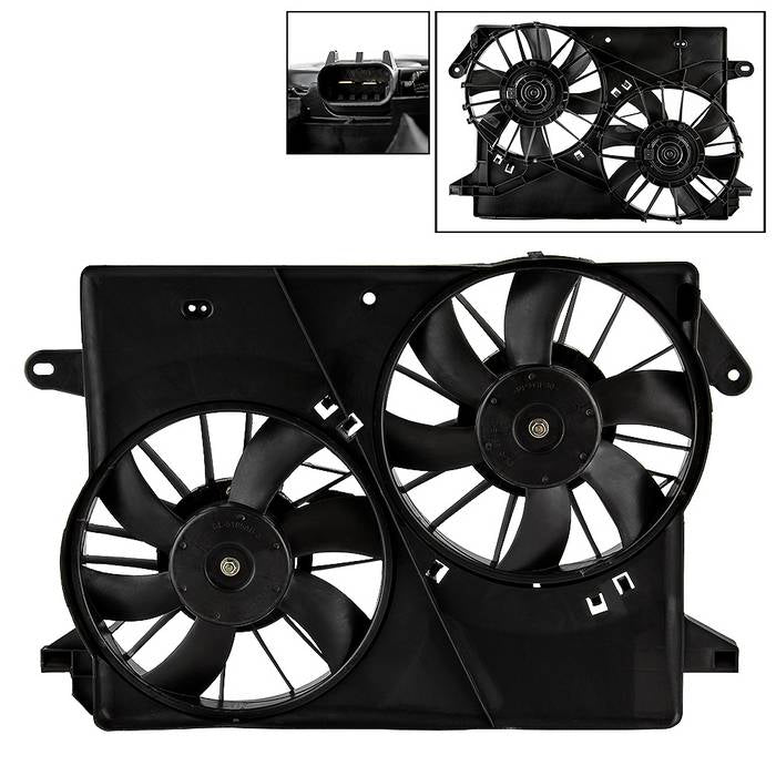 SPYDER xTune 06-09 Dodge Charger Radiator Fan (RF-CH3115132) 9943874