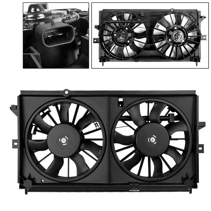 SPYDER xTune 00-03 Chevy Impala V6 Radiator Fan GM3115122 (RF-CV-620-616) 9941702
