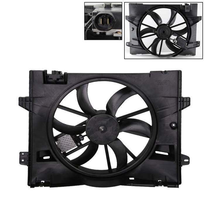 SPYDER xTune 06-11 d Crown Victoria Radiator Fan (RF-FO3115157) 9944031