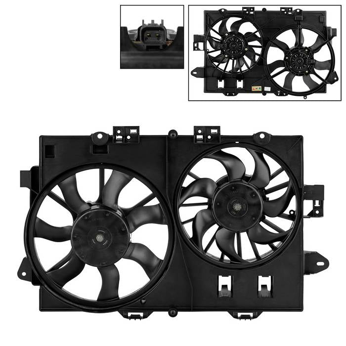 SPYDER xTune 06-08 Chevrolet Equinox Radiator Fan (RF-GM3115204) 9943928