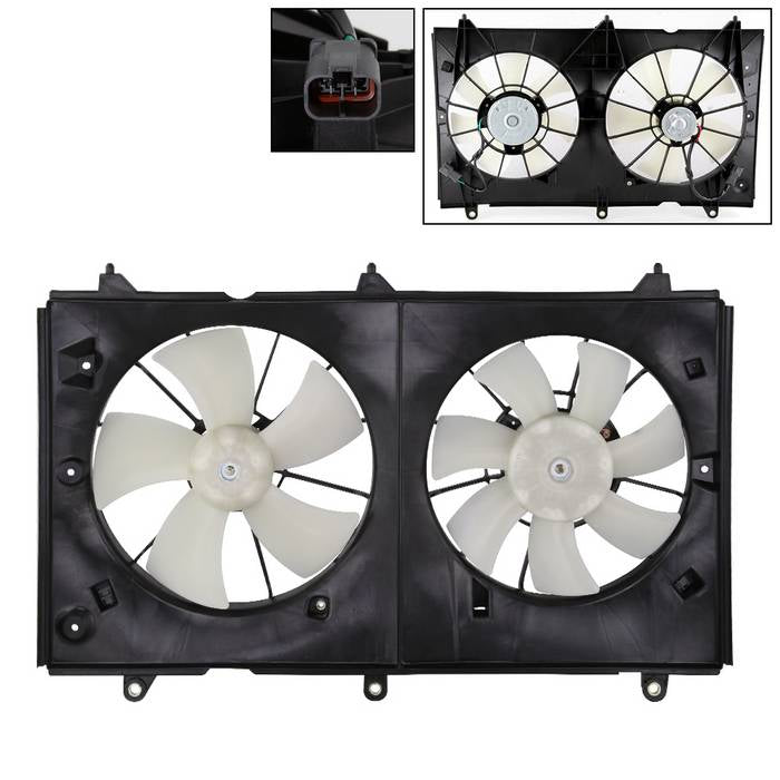 SPYDER xTune 03-07 Honda Accord Radiator Fan (RF-HO3115121) 9943904