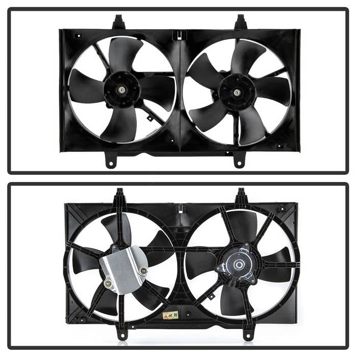 SPYDER xTune 02-06 Nissan Altima /04-08 Nissan Maxima Radiator Fan (RF-NI3115116) 9943935