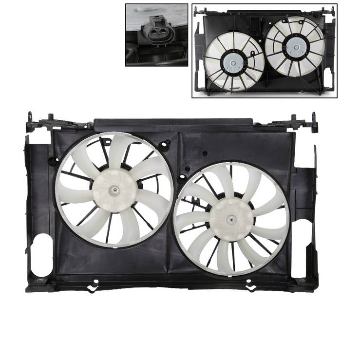 SPYDER xTune 13-17 Toyota RAV4 Radiator Fan (RF-TO3115177) 9944086